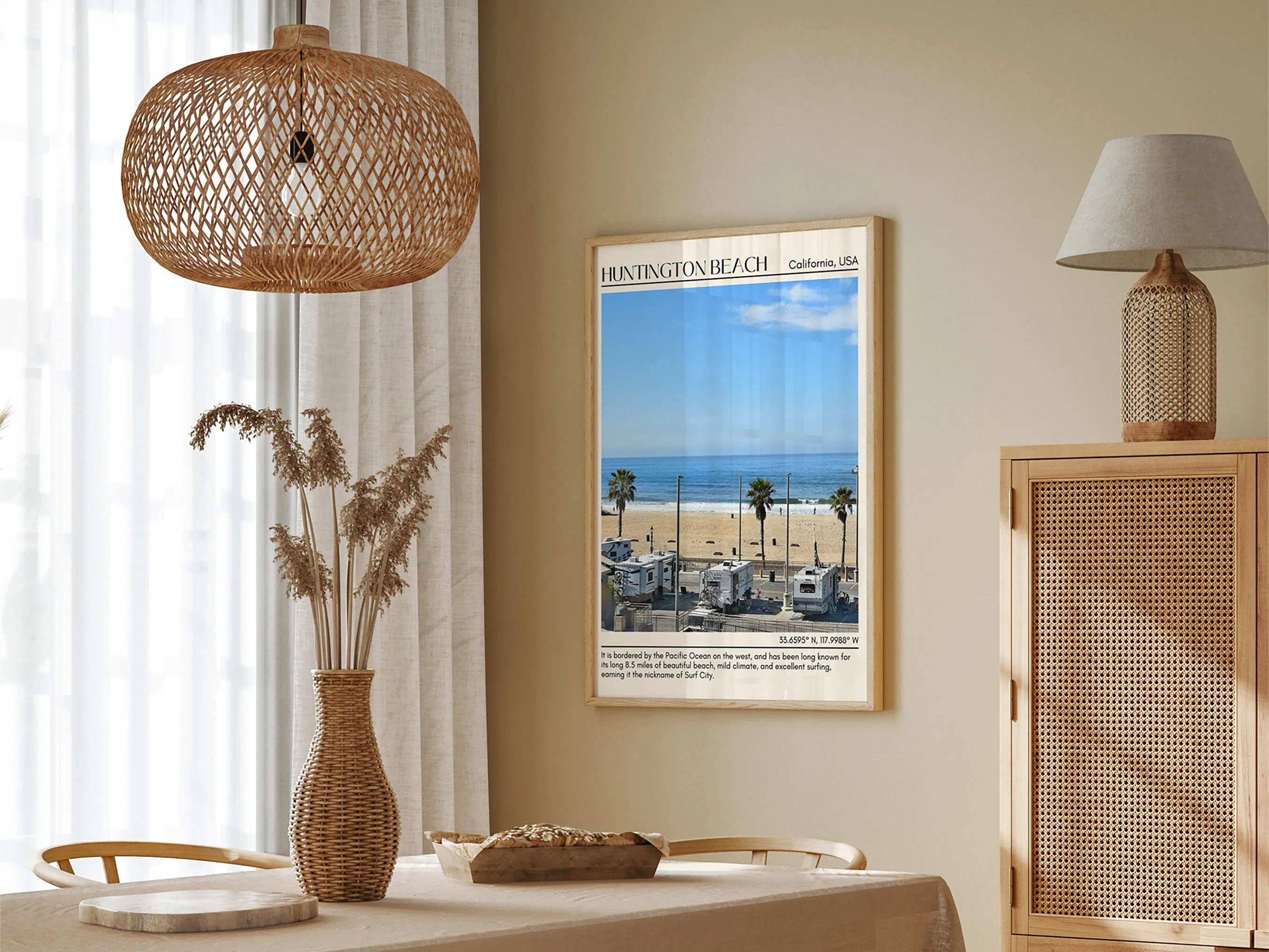 Huntington Beach Wall Art Canvas, California, USA