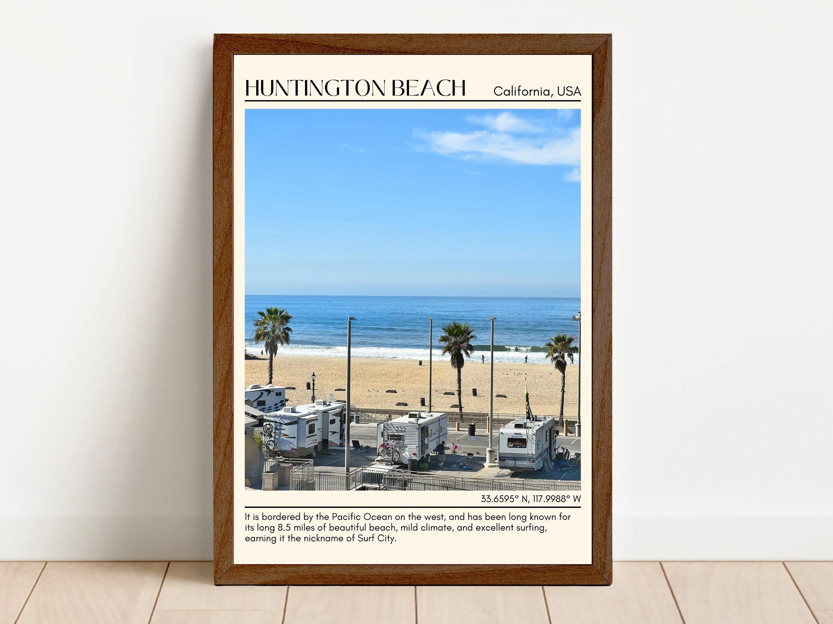 Huntington Beach Wall Art Canvas, California, USA