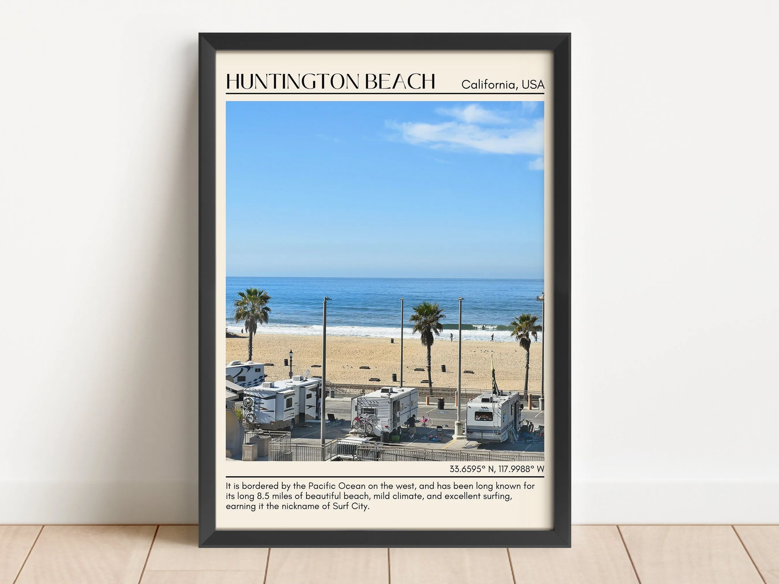 Huntington Beach Wall Art Canvas, California, USA