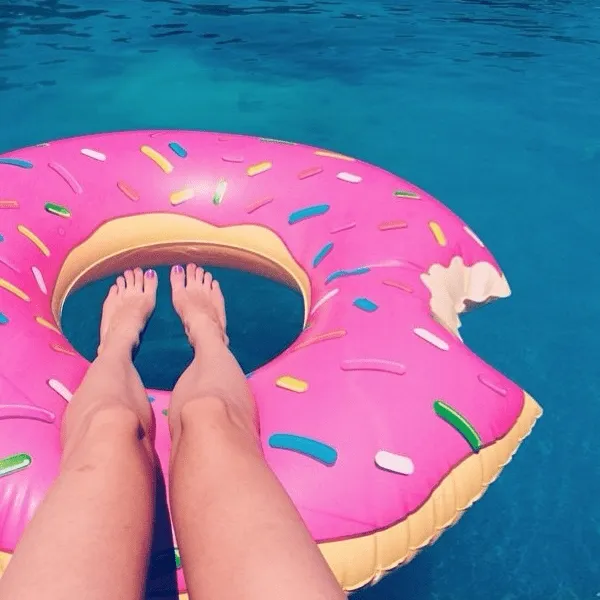 Inflatable Donut Pool Float