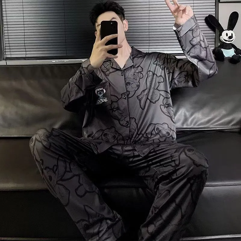 INSTOCK - New style pajamas for men in autumn and winter