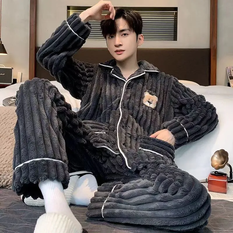 INSTOCK - New style pajamas for men in autumn and winter