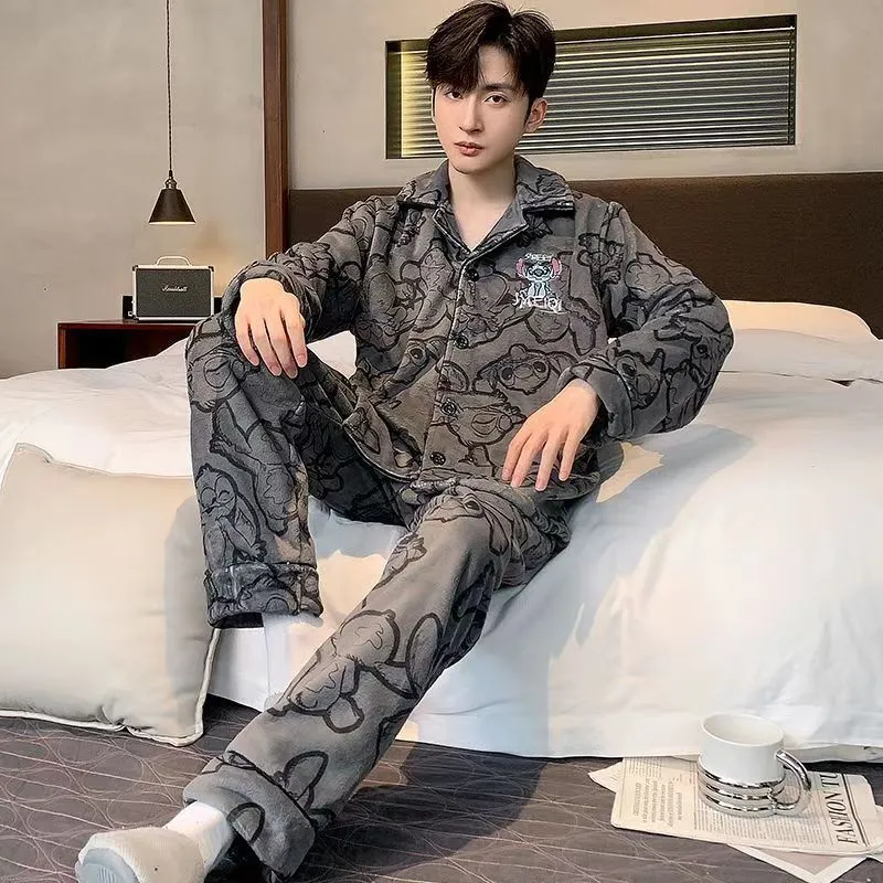 INSTOCK - New style pajamas for men in autumn and winter
