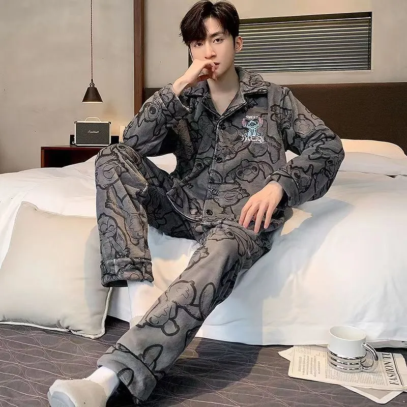 INSTOCK - New style pajamas for men in autumn and winter