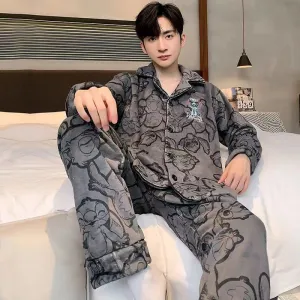 INSTOCK - New style pajamas for men in autumn and winter