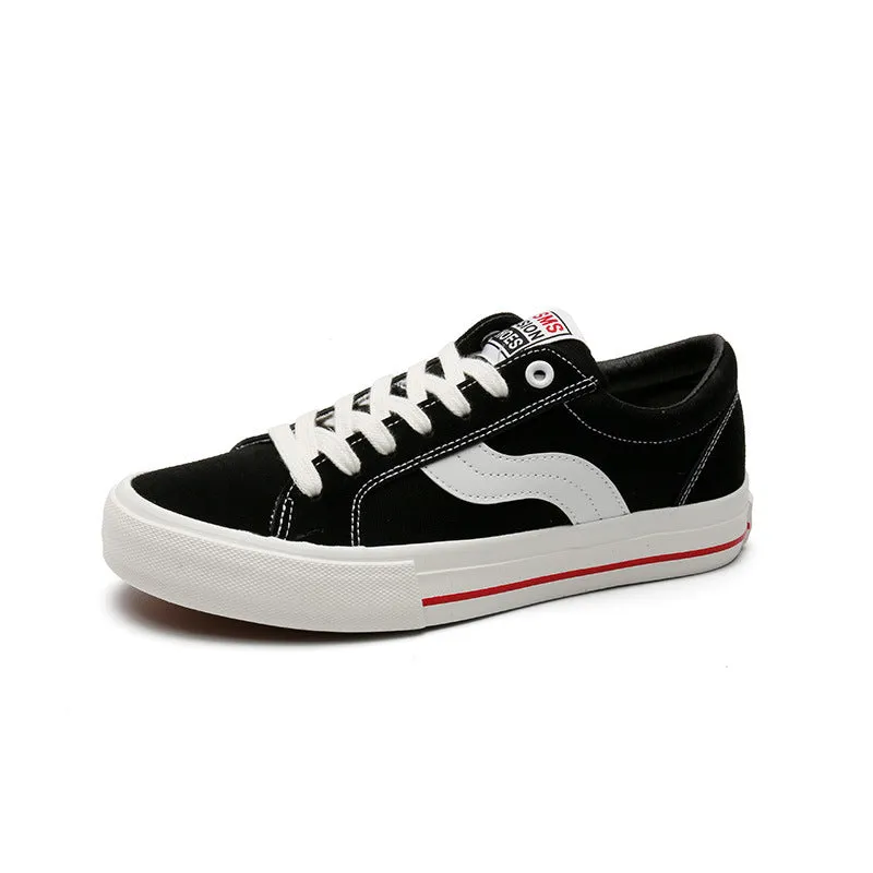INSTOCK-Spring New Red Low-top Canvas Shoes