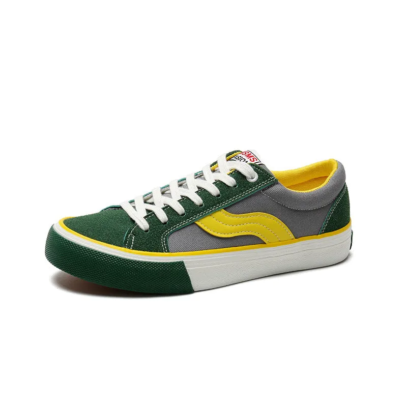 INSTOCK-Spring New Red Low-top Canvas Shoes
