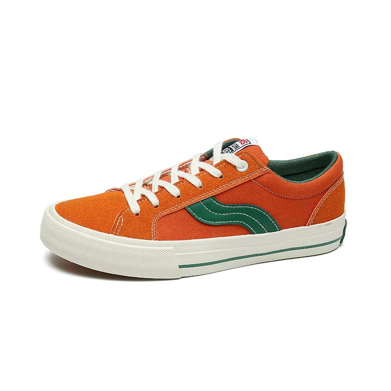 INSTOCK-Spring New Red Low-top Canvas Shoes
