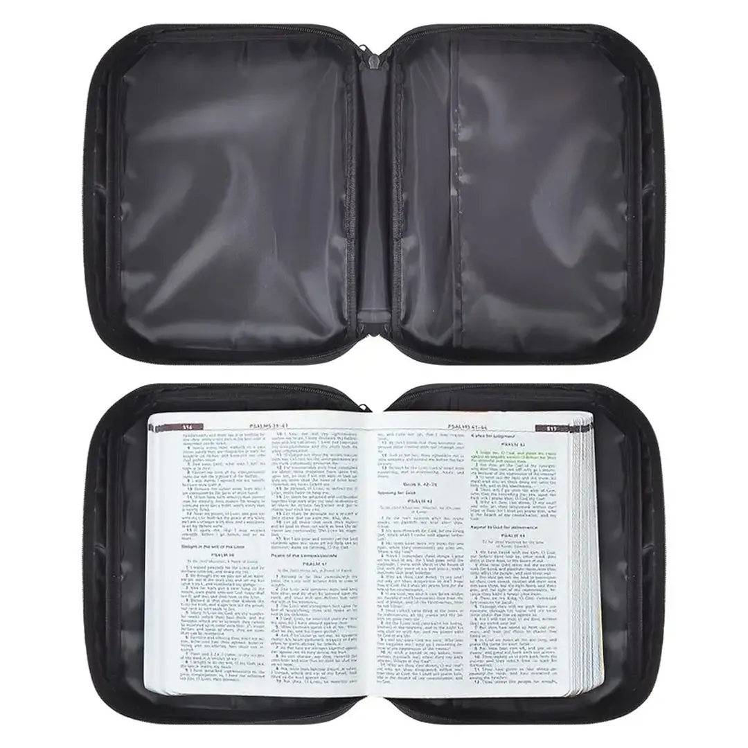 Jesus and Lion Canvas Bible Cover - Personalized Spiritual Armor | CHRISTIANARTBAG
