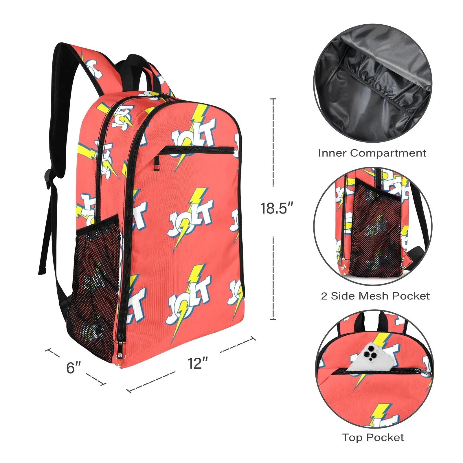 JOLT Cola All Over Print Leisure Sports Backpack