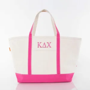 Kappa Delta Chi Large Canvas Tote Bag