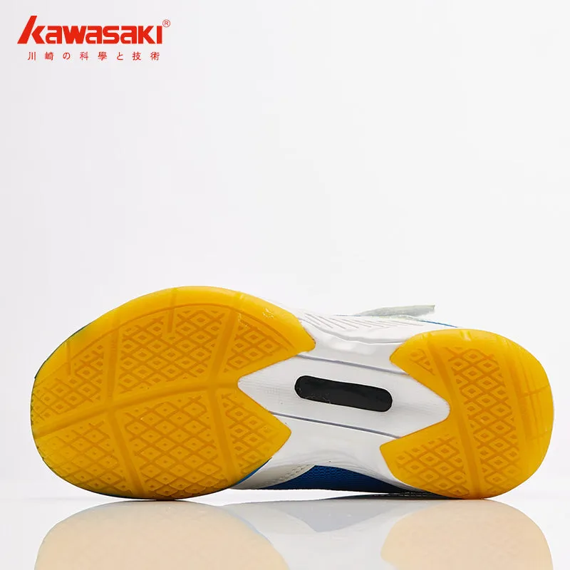 KAWASAKI KC-22 Children Badminton Shoes - White/Blue