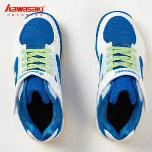 KAWASAKI KC-22 Children Badminton Shoes - White/Blue