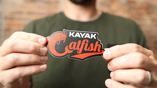 Kayak Catfish Durable Vinyl Decals