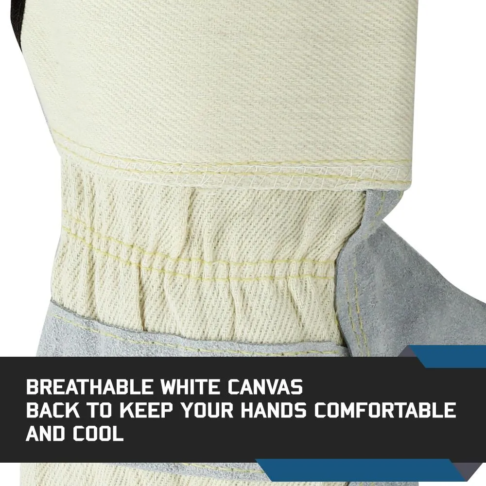 Kevlar-Stitched Short Cuff - Welding Gloves - 6 Pair