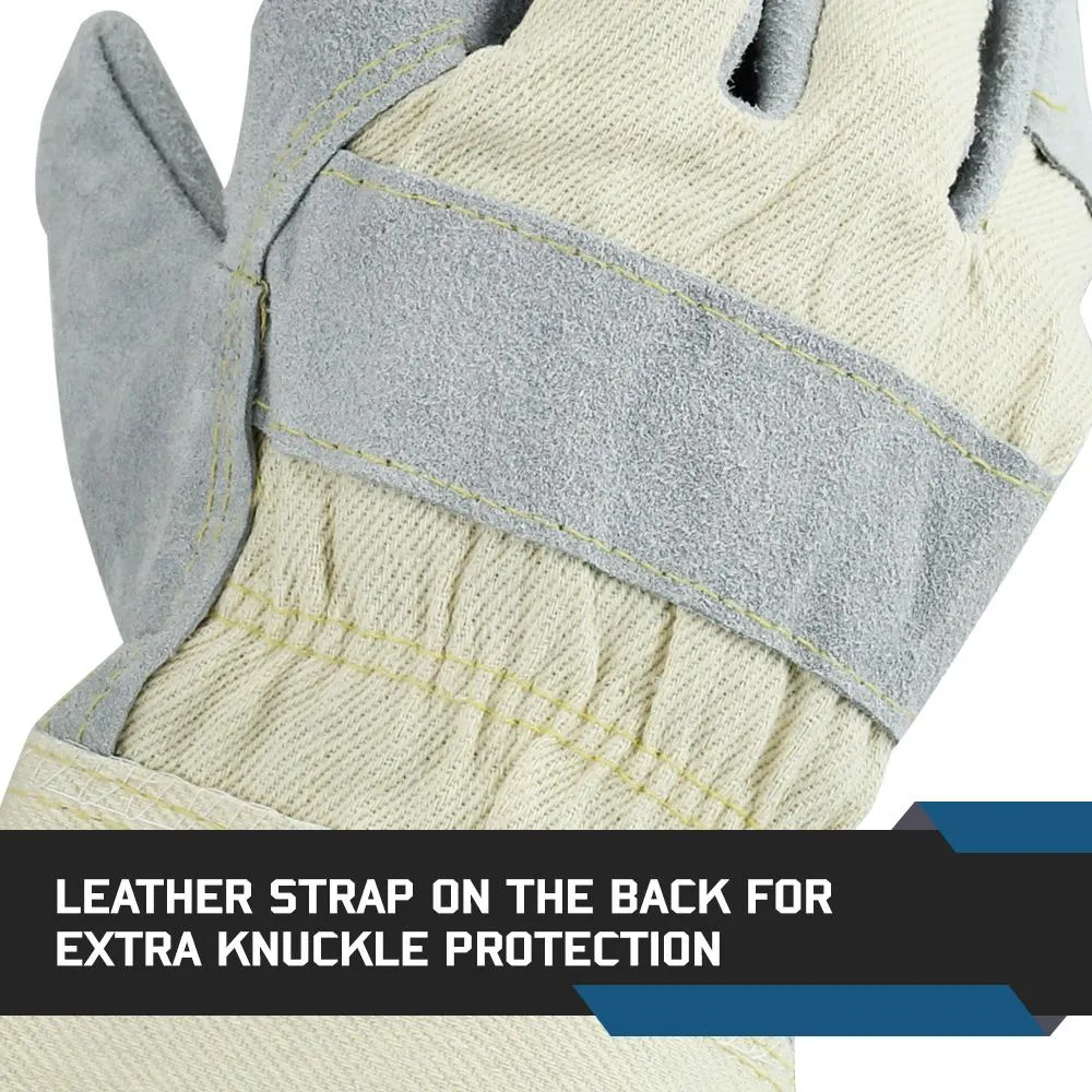 Kevlar-Stitched Short Cuff - Welding Gloves - 6 Pair
