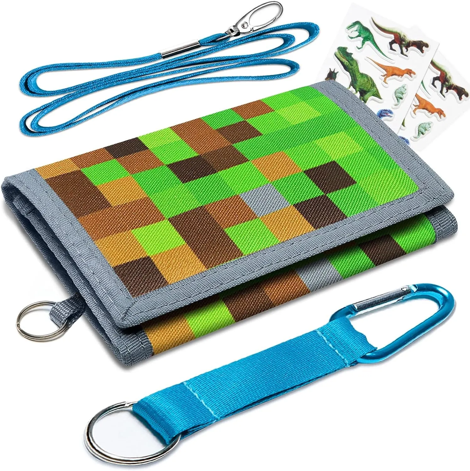 Kids Trifold Wallet for Boys Girls Ages 4-18