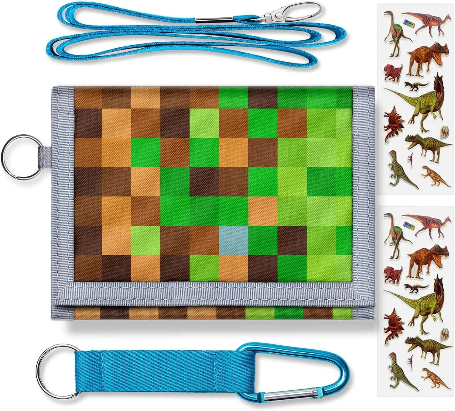 Kids Trifold Wallet for Boys Girls Ages 4-18