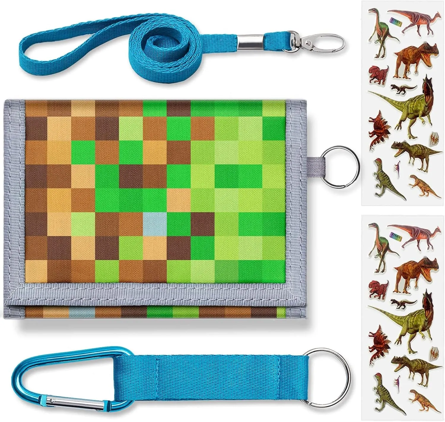 Kids Trifold Wallet for Boys Girls Ages 4-18