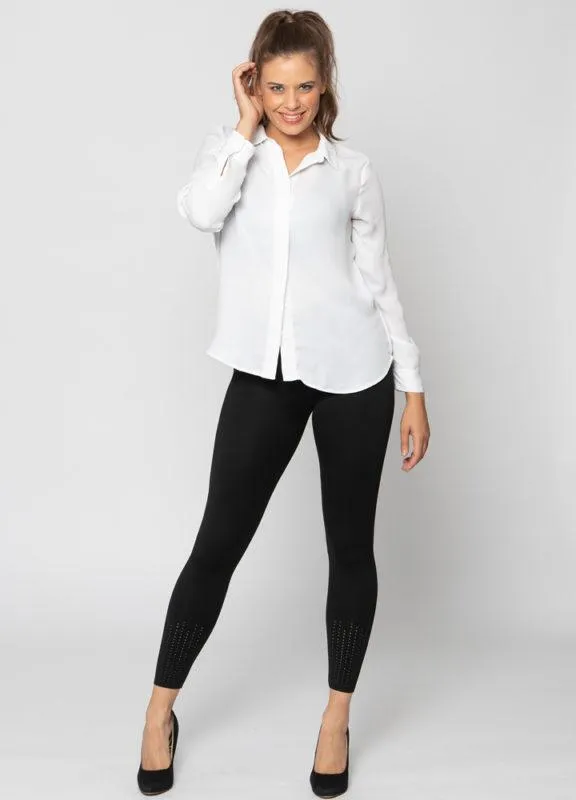 Laser Cut Smooth High Waisted Leggings
