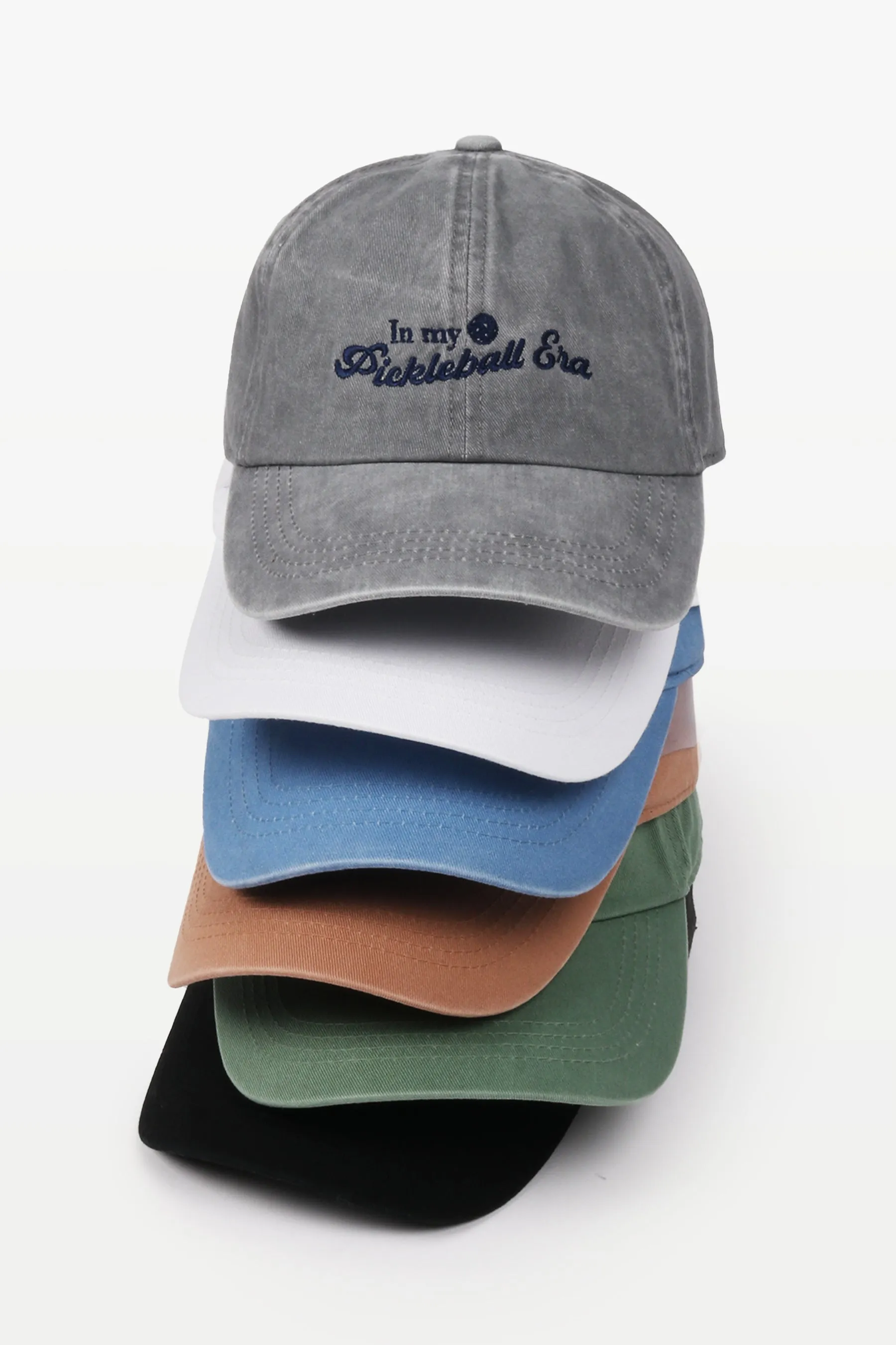 LCAP3299 - In My Pickleball Era Script Embroidered Baseball Cap