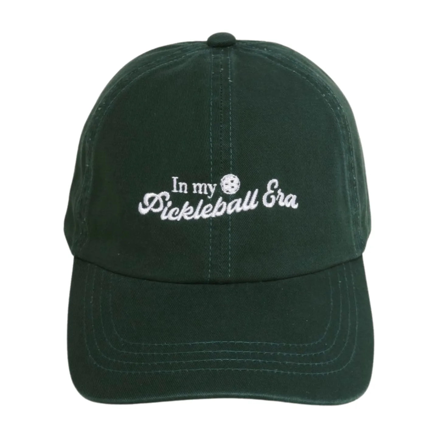 LCAP3299 - In My Pickleball Era Script Embroidered Baseball Cap
