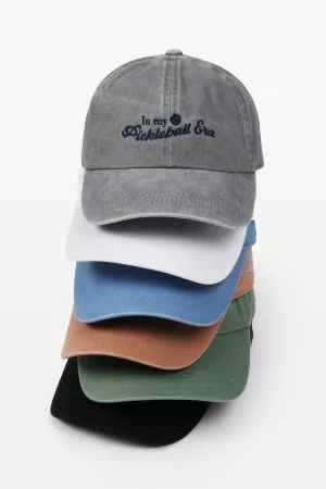 LCAP3299 - In My Pickleball Era Script Embroidered Baseball Cap