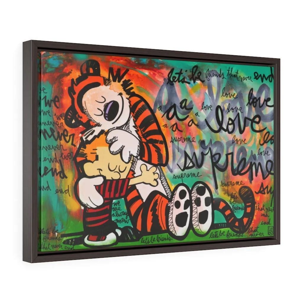 Let's be, A Love Supreme - Lebo Framed Premium Gallery Wrap Canvas