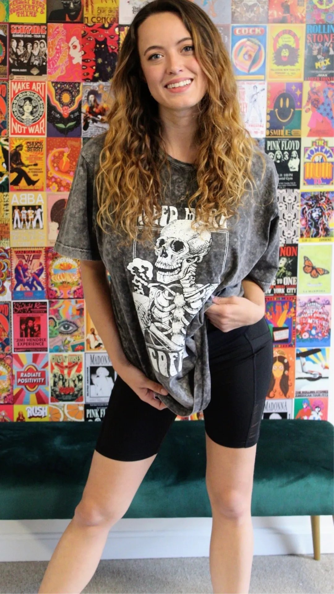 Let's Go Biker Shorts  Mesh Detailed Pockets