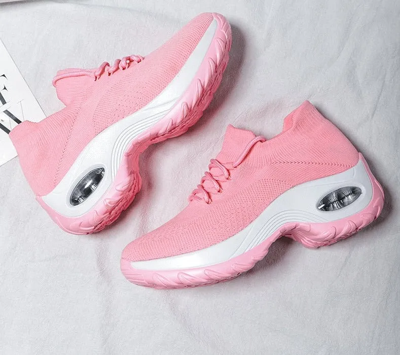 Light Woven Sock Sneakers