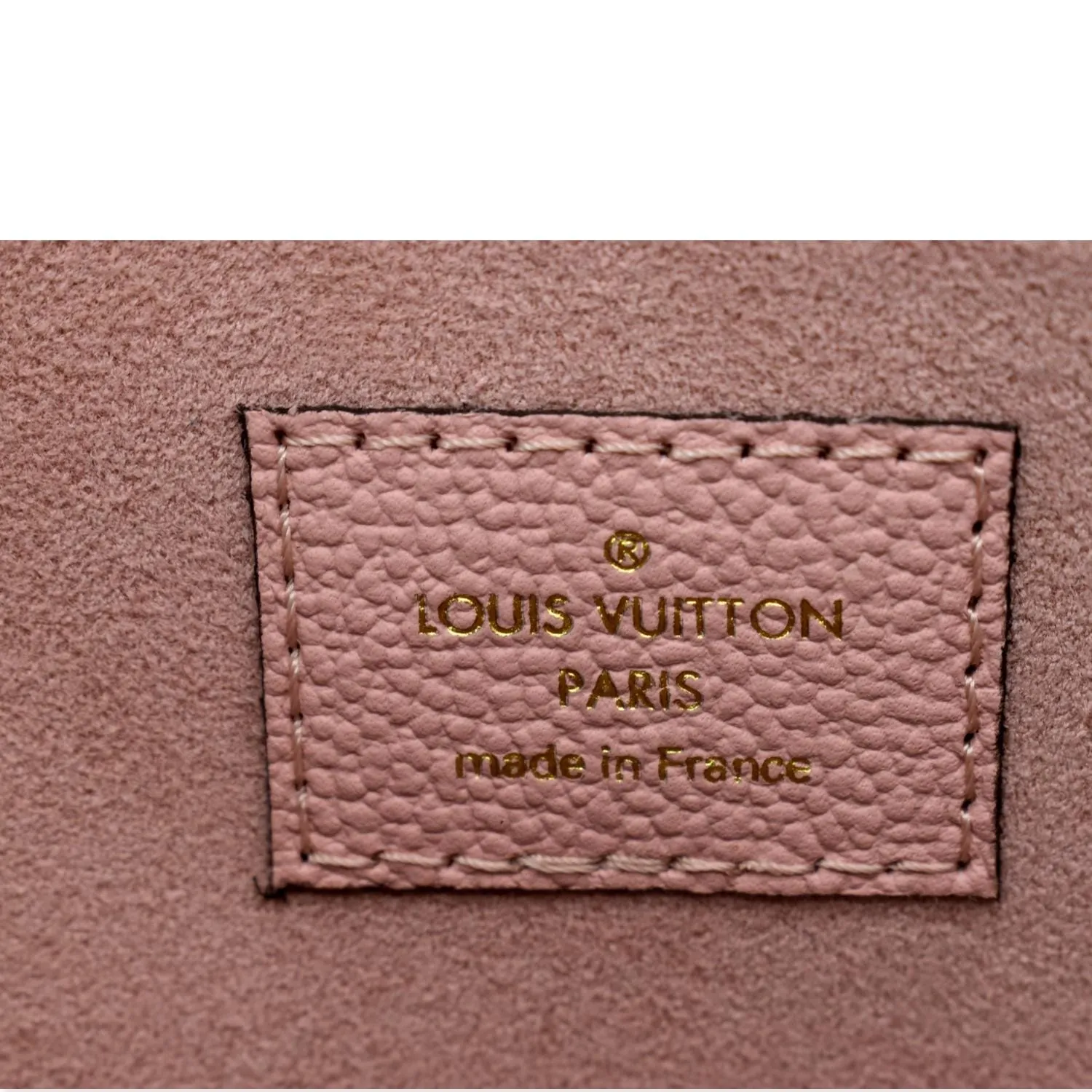 LOUIS VUITTON Daily Pouch Monogram Canvas Clutch Bag Rose Poudre