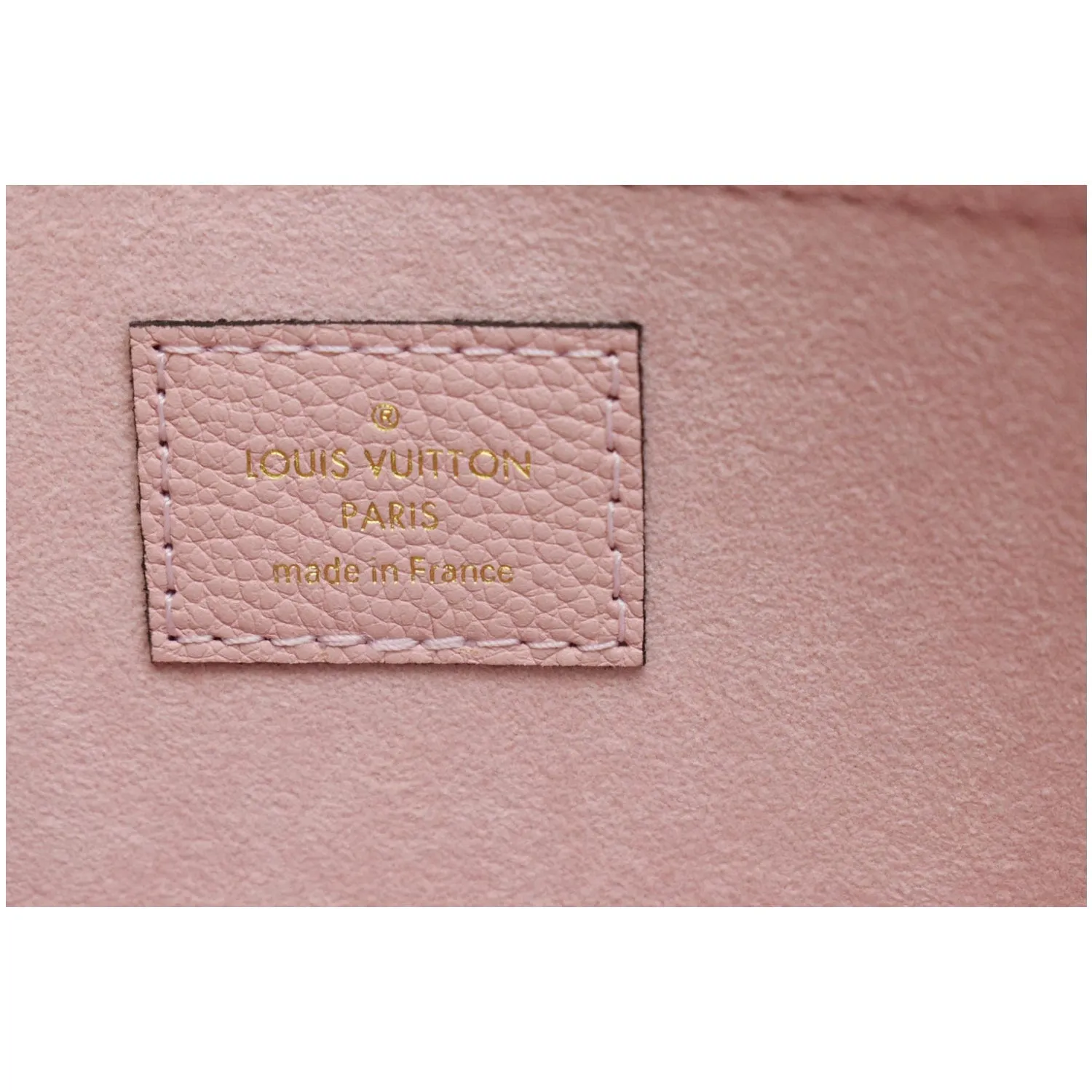 LOUIS VUITTON Daily Pouch Monogram Canvas Clutch Bag Rose Poudre