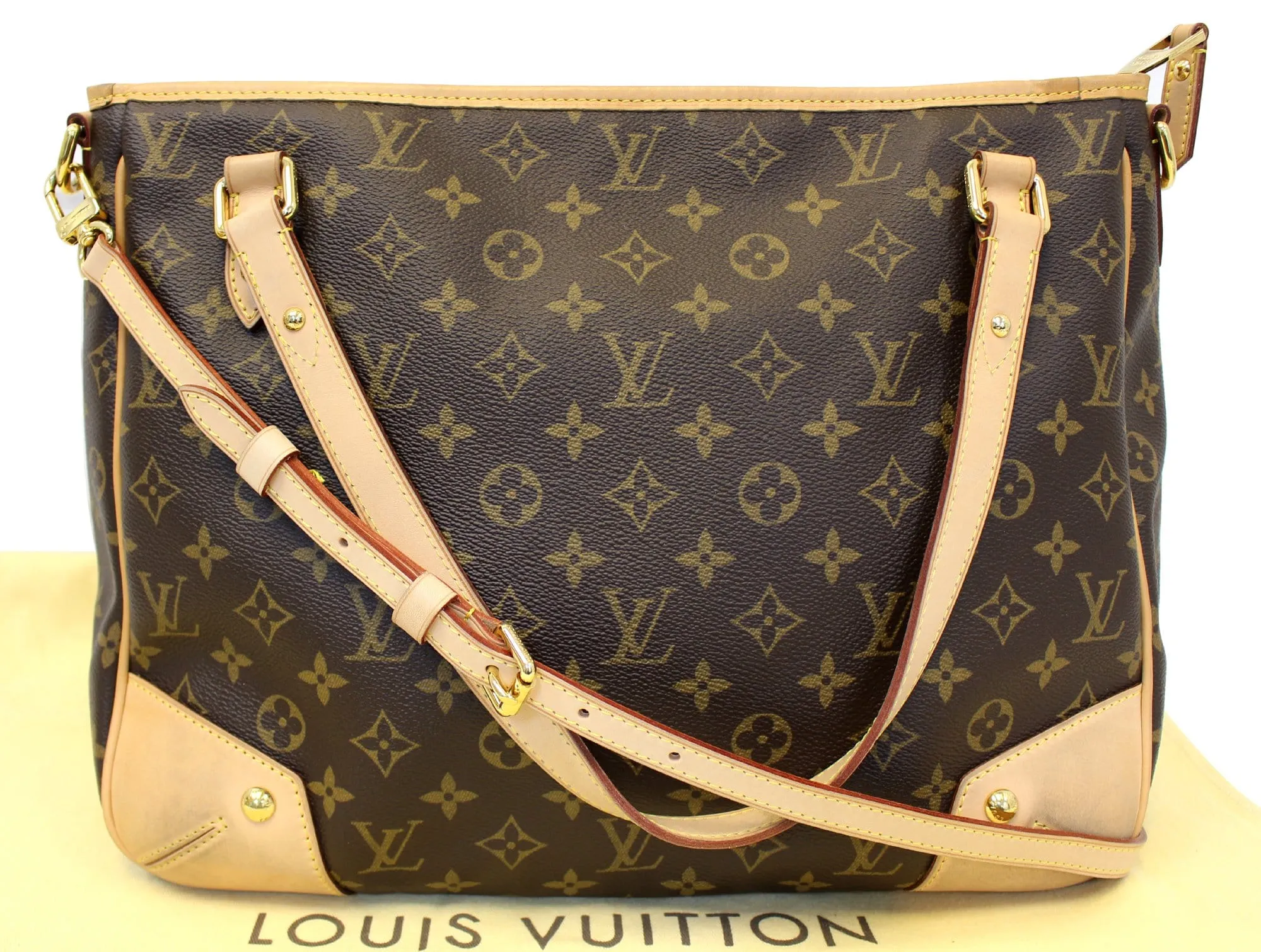 LOUIS VUITTON Estrela MM Monogram Canvas Brown Shoulder Bag