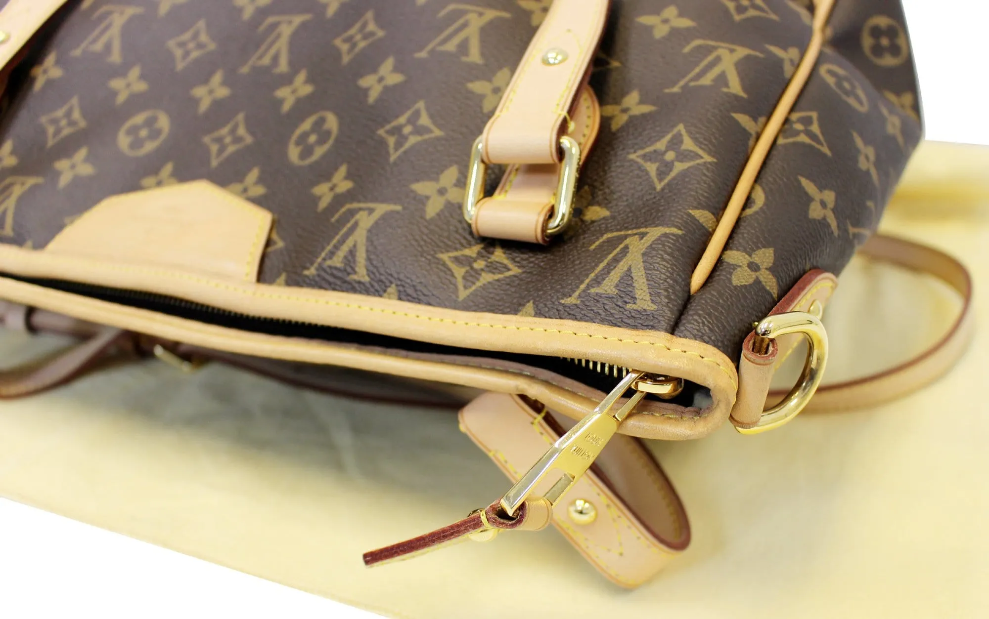LOUIS VUITTON Estrela MM Monogram Canvas Brown Shoulder Bag