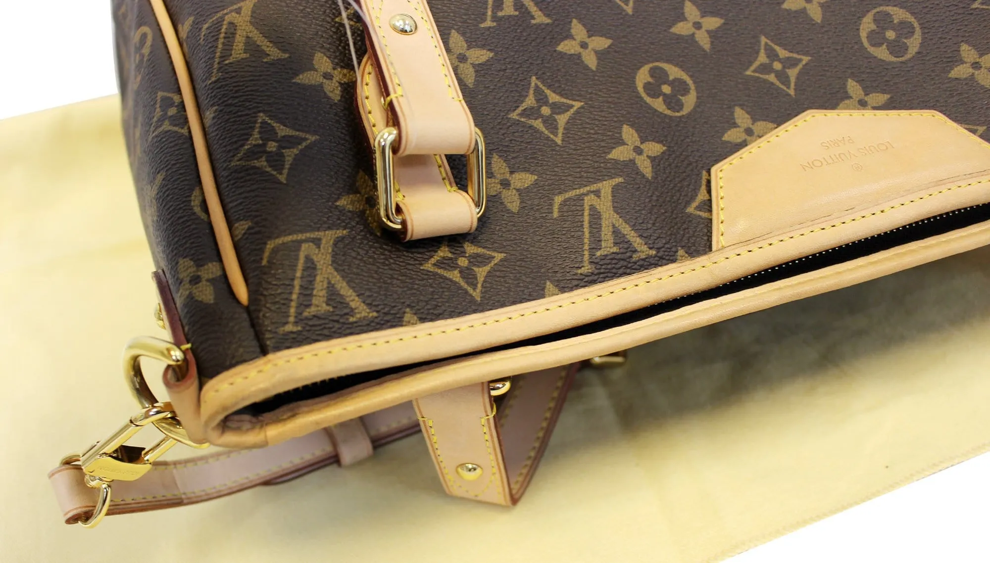 LOUIS VUITTON Estrela MM Monogram Canvas Brown Shoulder Bag