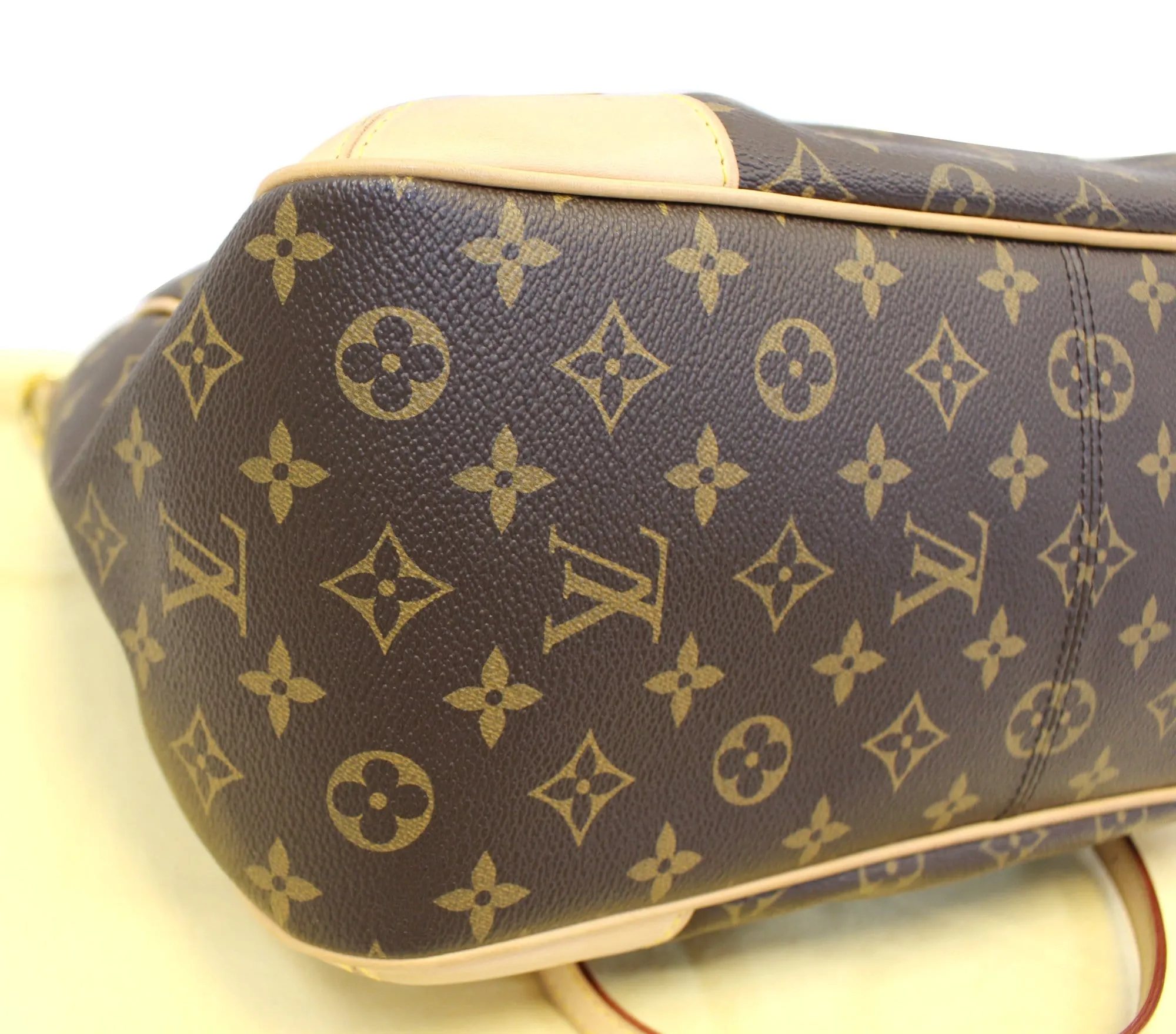 LOUIS VUITTON Estrela MM Monogram Canvas Brown Shoulder Bag
