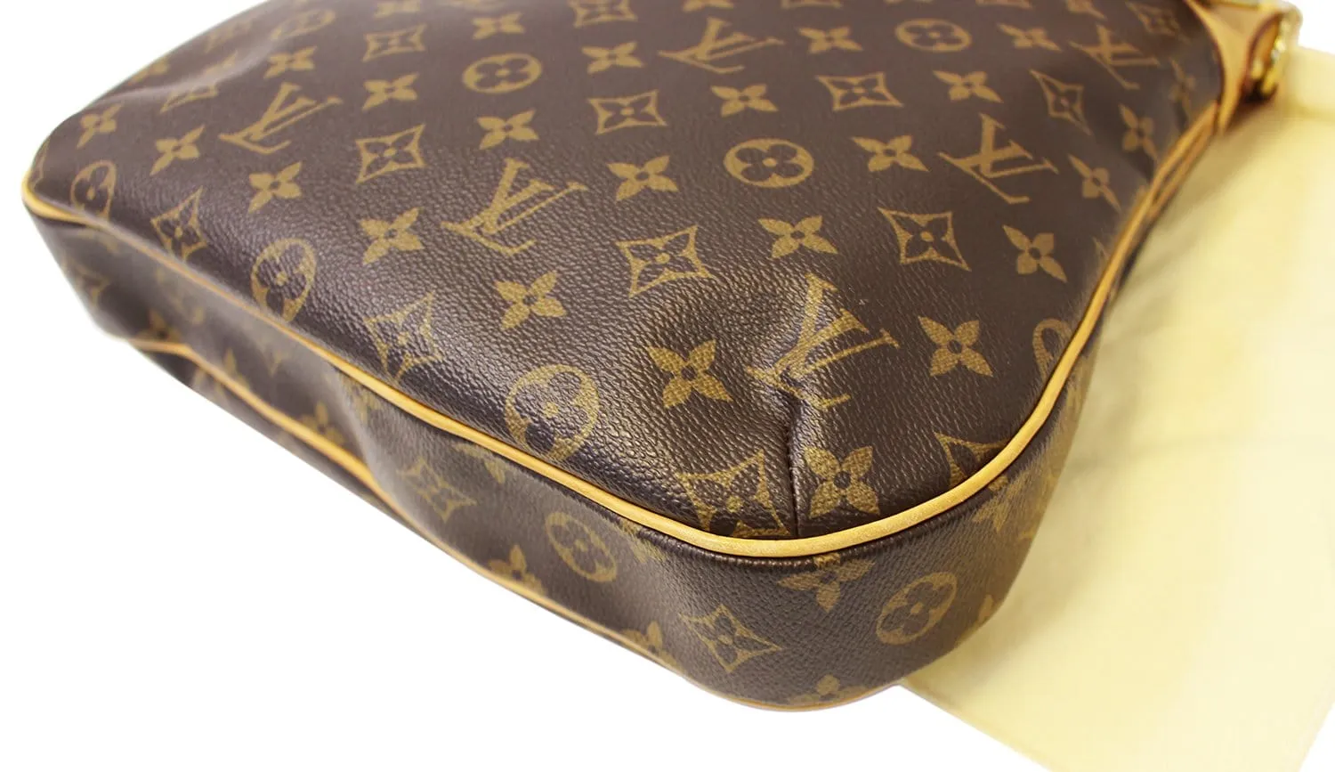 LOUIS VUITTON Monogram Canvas Brown Odeon MM Shoulder Bag