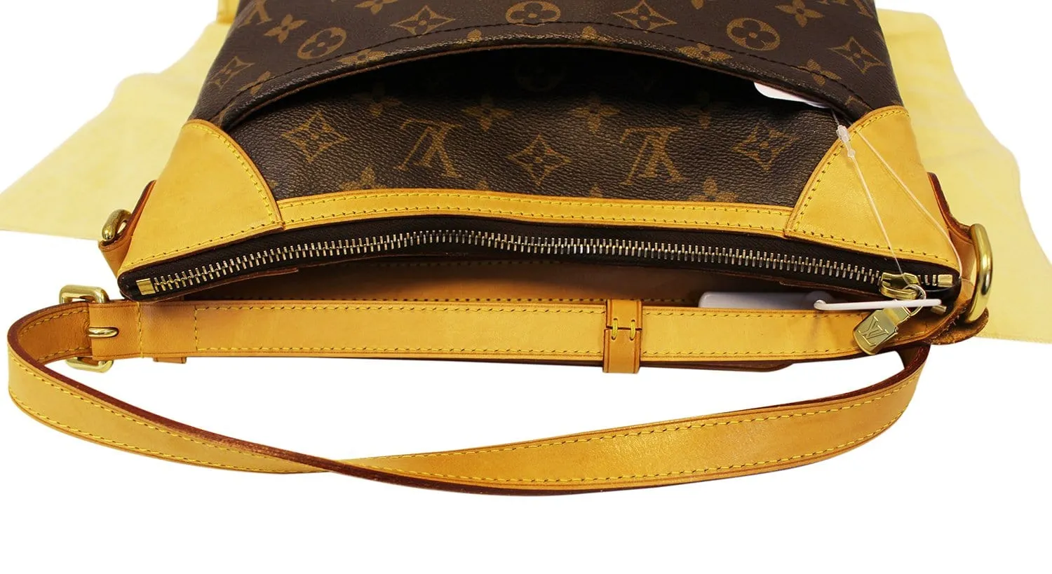 LOUIS VUITTON Monogram Canvas Brown Odeon MM Shoulder Bag