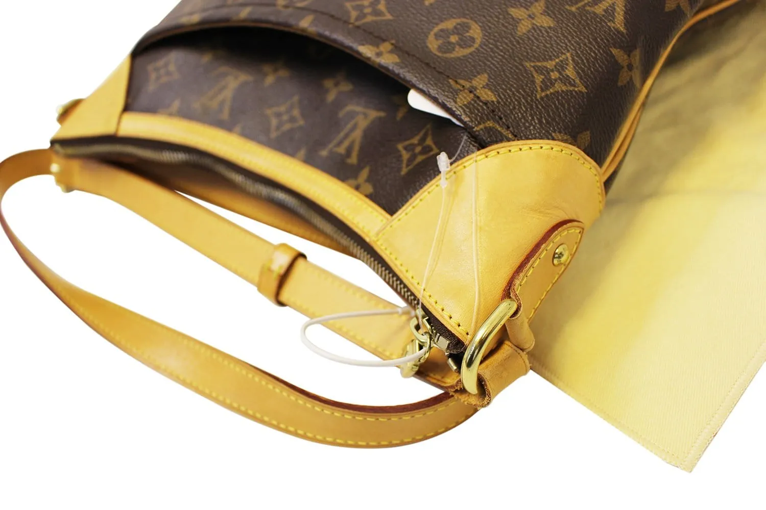 LOUIS VUITTON Monogram Canvas Brown Odeon MM Shoulder Bag