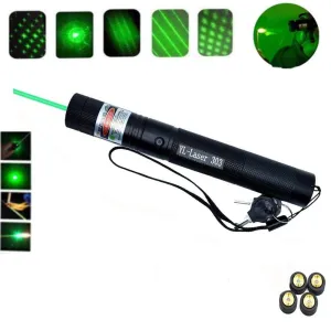LumiPrécis 303 Laser Pointer – High-Visibility Green Beam for Precision and Durability