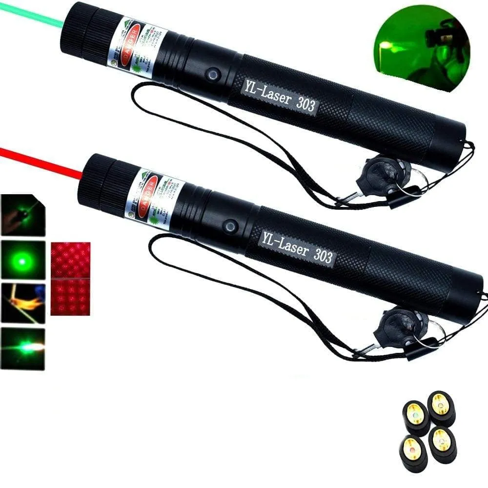 LumiPrécis 303 Laser Pointer – High-Visibility Green Beam for Precision and Durability