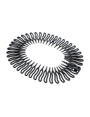 Mae Headband with Springcomb in Black