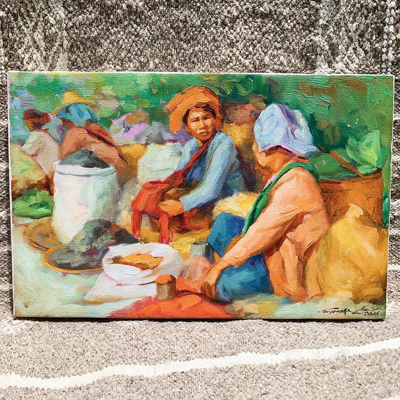 Market Scenes, 2018, Oil on Canvas