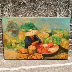 Market Scenes, 2018, Oil on Canvas