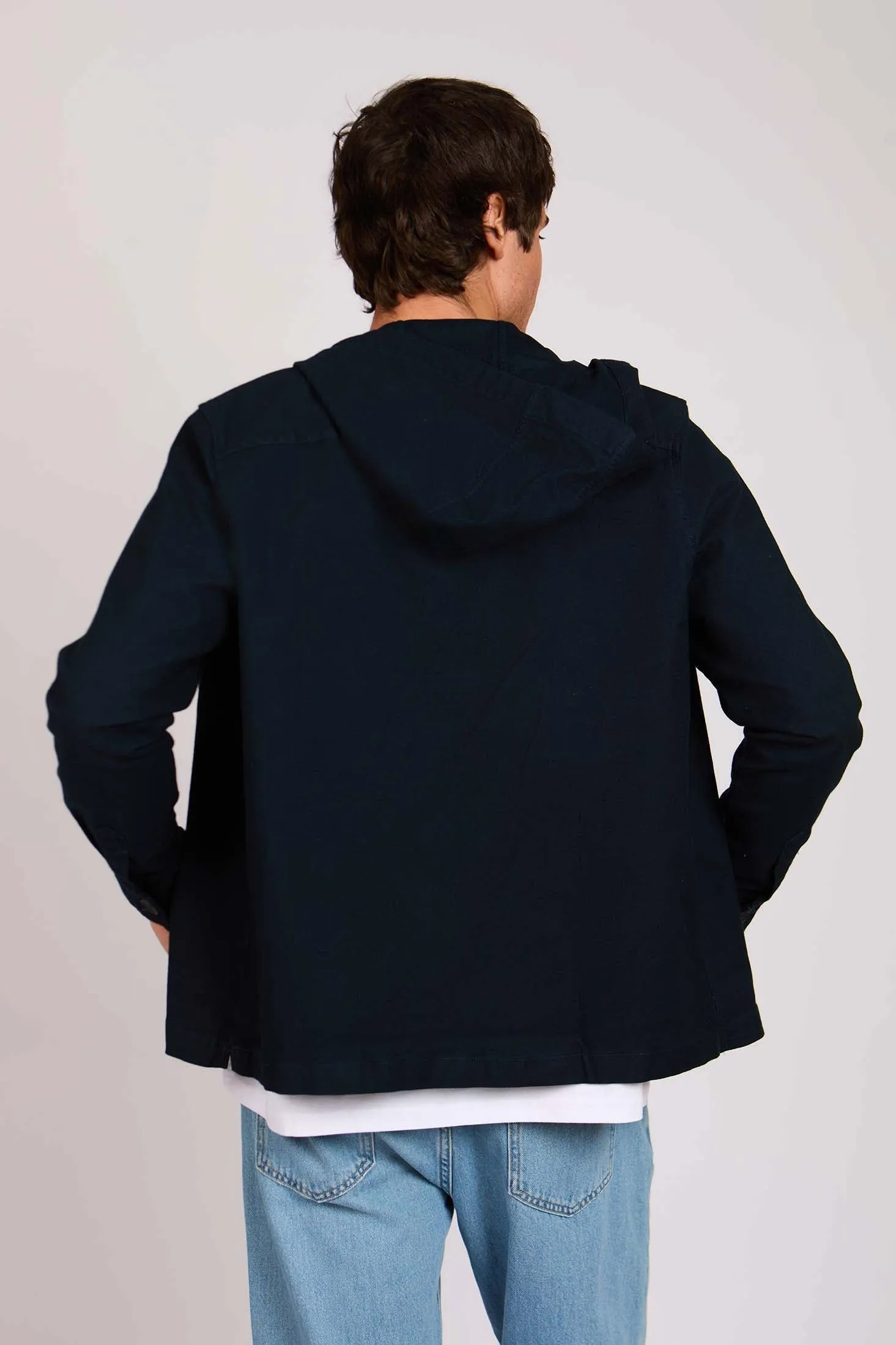 Men Over Shirt Navy