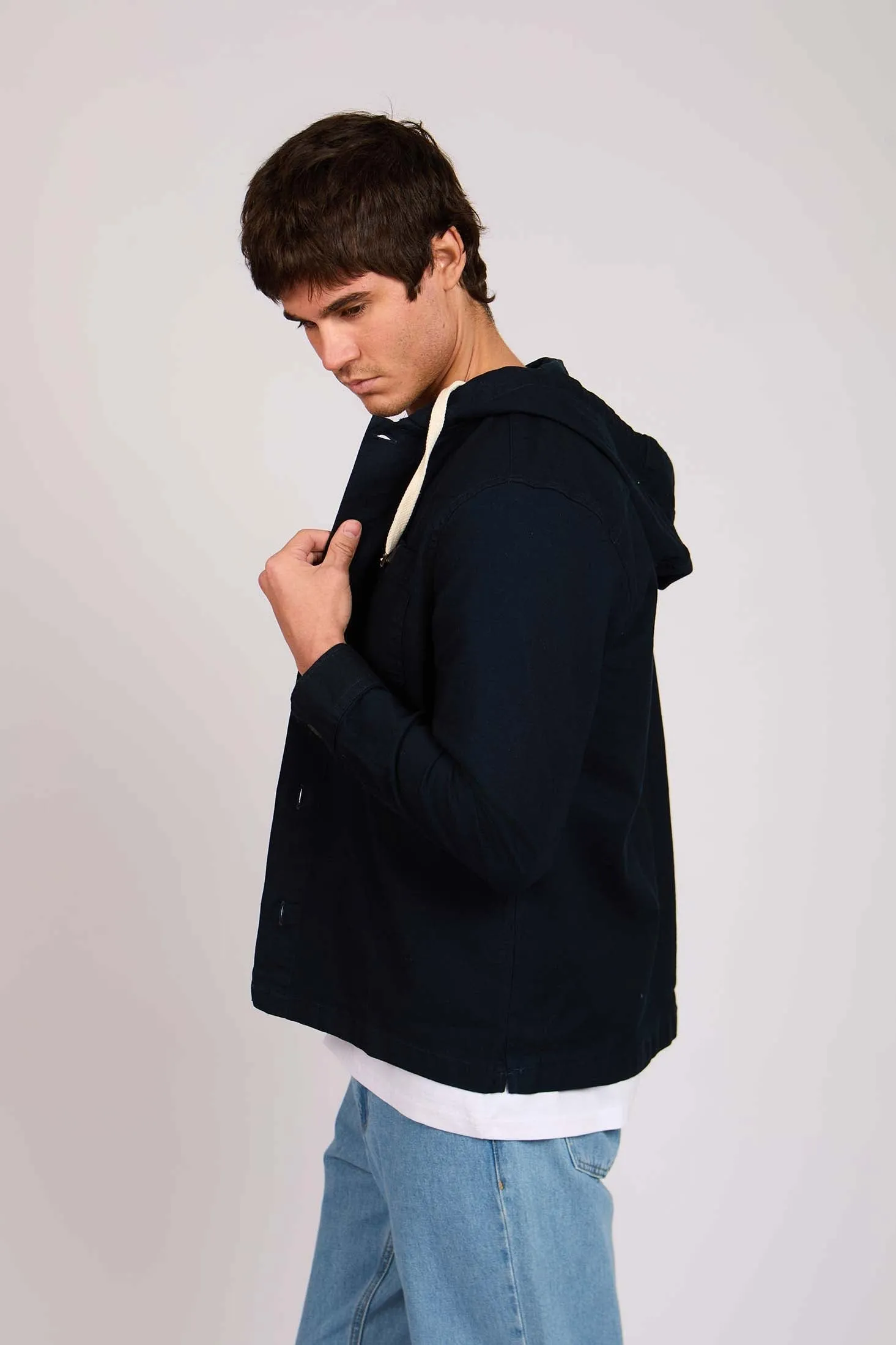 Men Over Shirt Navy