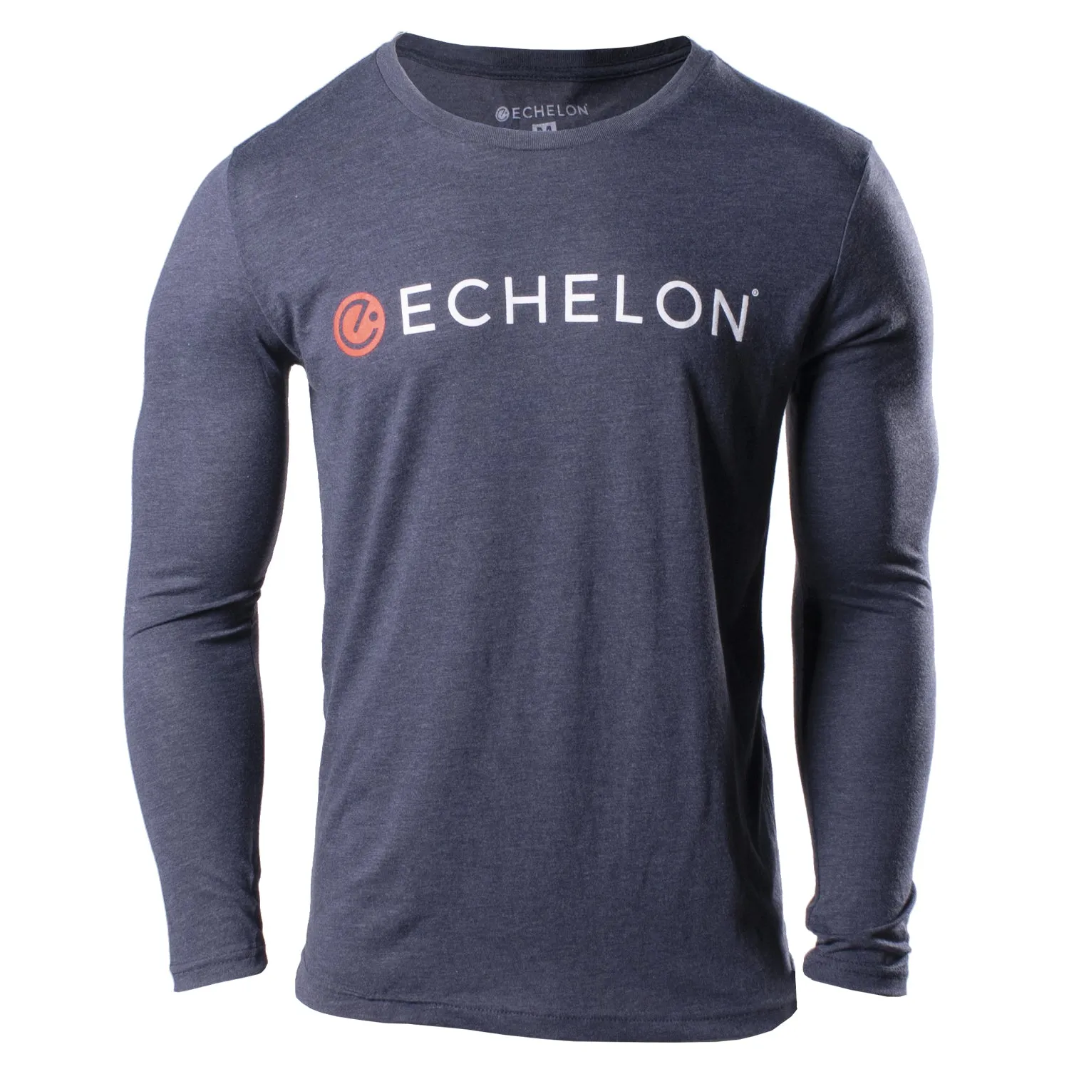 Men's Long Sleeve Crewneck Top - Heather Navy
