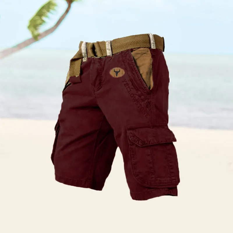 Men's multi-purpose cargo shorts - iman