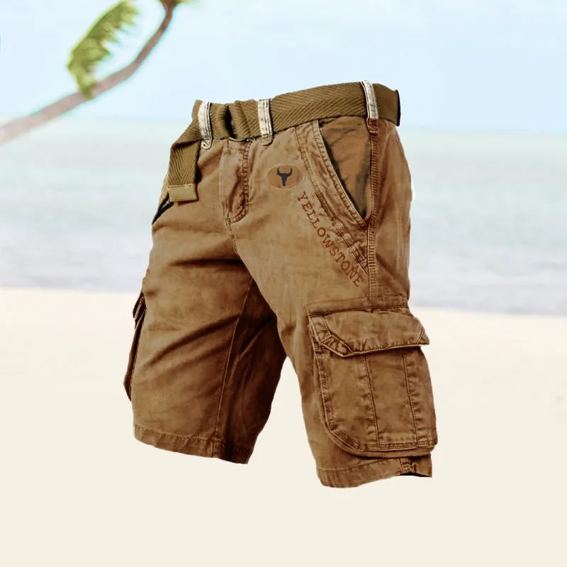 Men's multi-purpose cargo shorts - iman