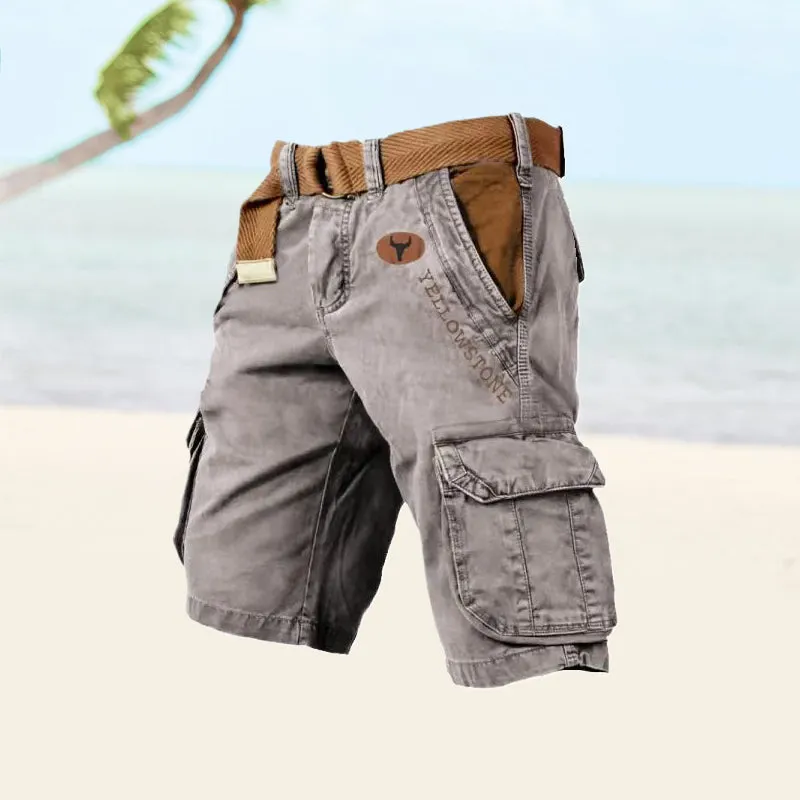 Men's multi-purpose cargo shorts - iman